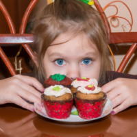 девочку с бакенбардами